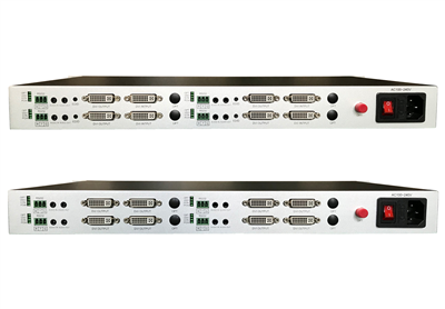 4路正向DVI+音頻+RS232無壓縮光端機