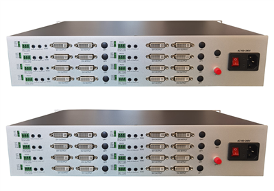 8路正向DVI+音頻+RS232無壓縮光端機